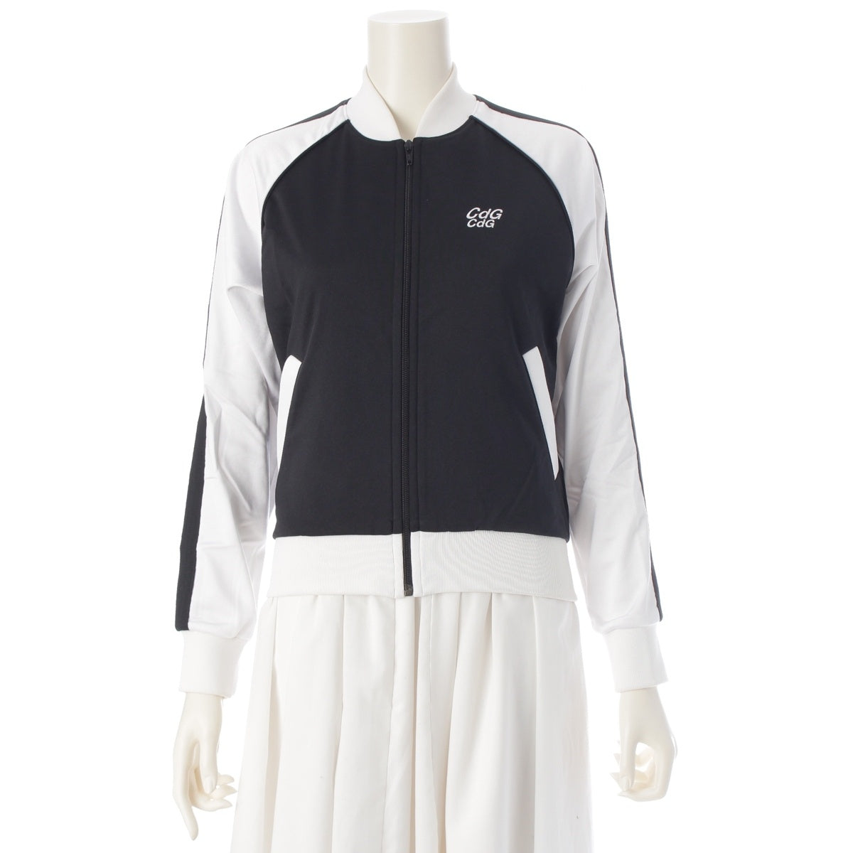 COMME des GARCONS COMME des GARCONS Comcom logo track jacket Jersey AD2005 Black x white S