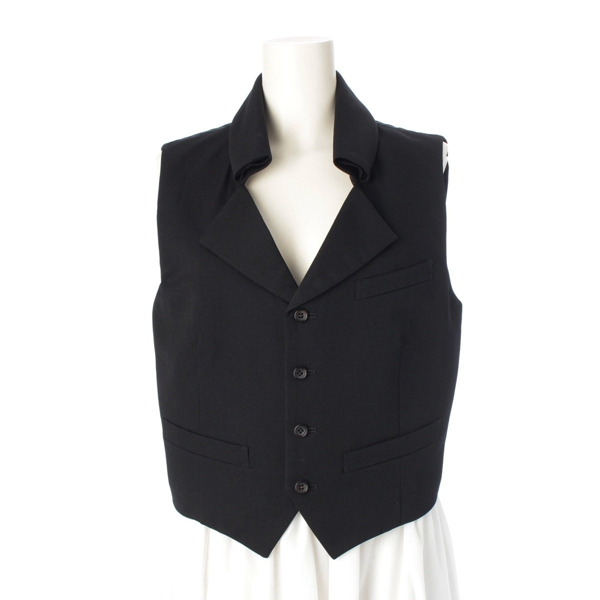 COMME des GARCONS wool Sleeveless jacket Best GV-05002 black M