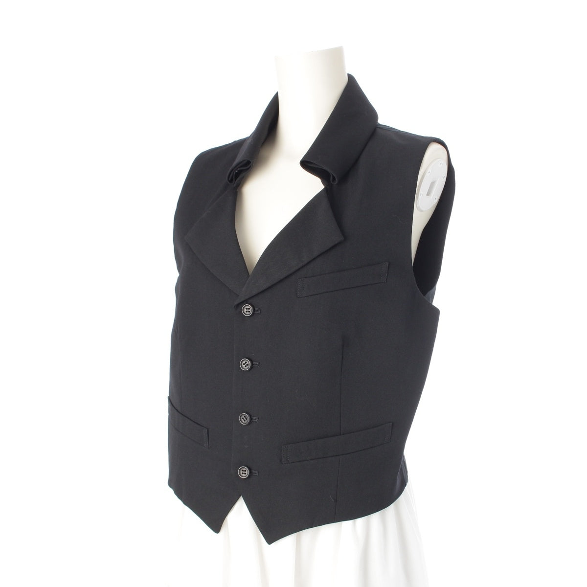 COMME des GARCONS wool Sleeveless jacket Best GV-05002 black M