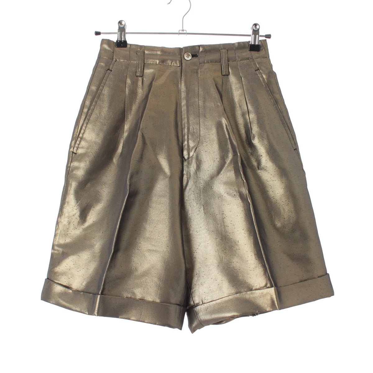 COMME des GARCONS Noir metallic Shorts Bottoms AP-25002 gold S