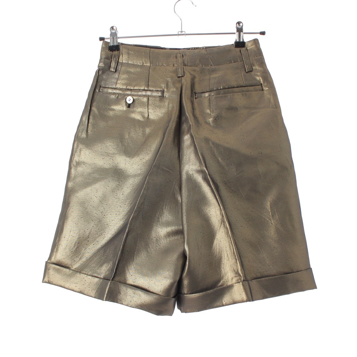 COMME des GARCONS Noir metallic Shorts Bottoms AP-25002 gold S
