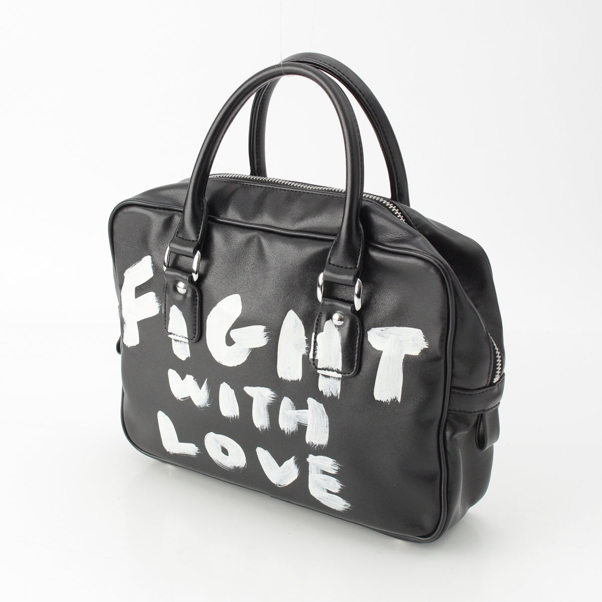 COMME des GARCONS GIRL GIRL Message Paint Handbag NZ-K 201 black
