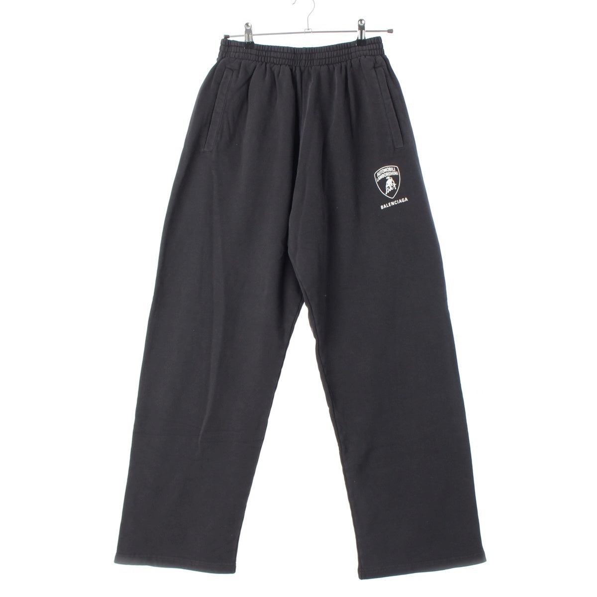 BALENCIAGA cotton Sweat pants Bottoms 826637 black XS