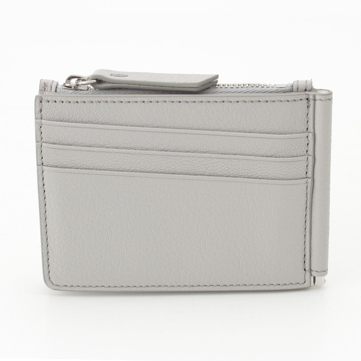 Maison Margiela leather 4 stitches Money clip SA1UI0004 gray