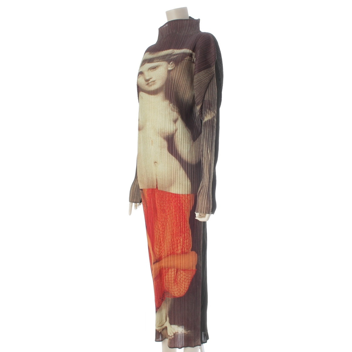 PLEATS PLEASE ISSEY GUEST ARTIST No.1 YASUMASA MORIMURA Yasumasa Morimura Guest Artist Nude Long Sleeve Long one piece PP64-JH732 multicolor 4