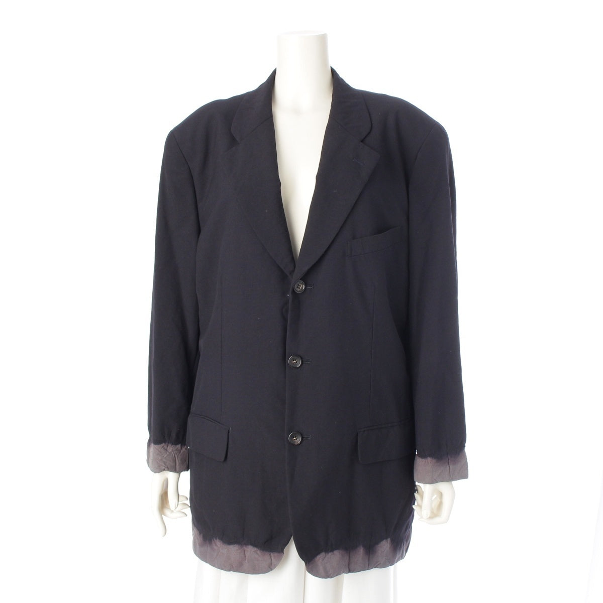 COMME des GARCONS HOMME PLUS wool Bleaching period (bleaching process) tailored jacket PJ-04020M Navy M