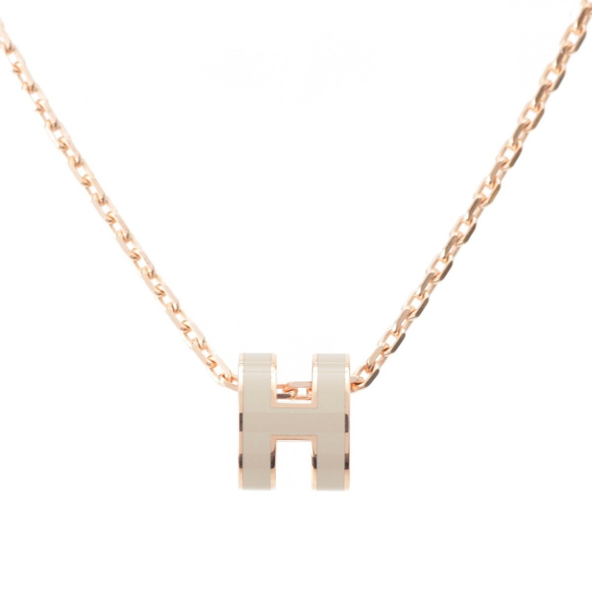HERMES POP H MINI Pop Ash Mini Pendant Necklace Accessories Marong rasse