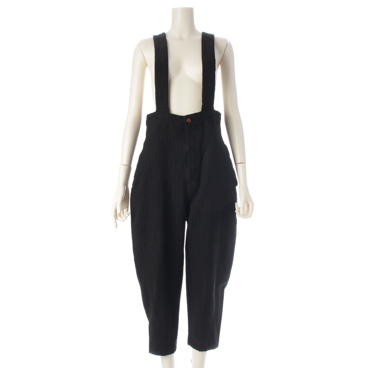 COMME des GARCONS COMME des GARCONS stripe overalls Pants RI-U004 black XS