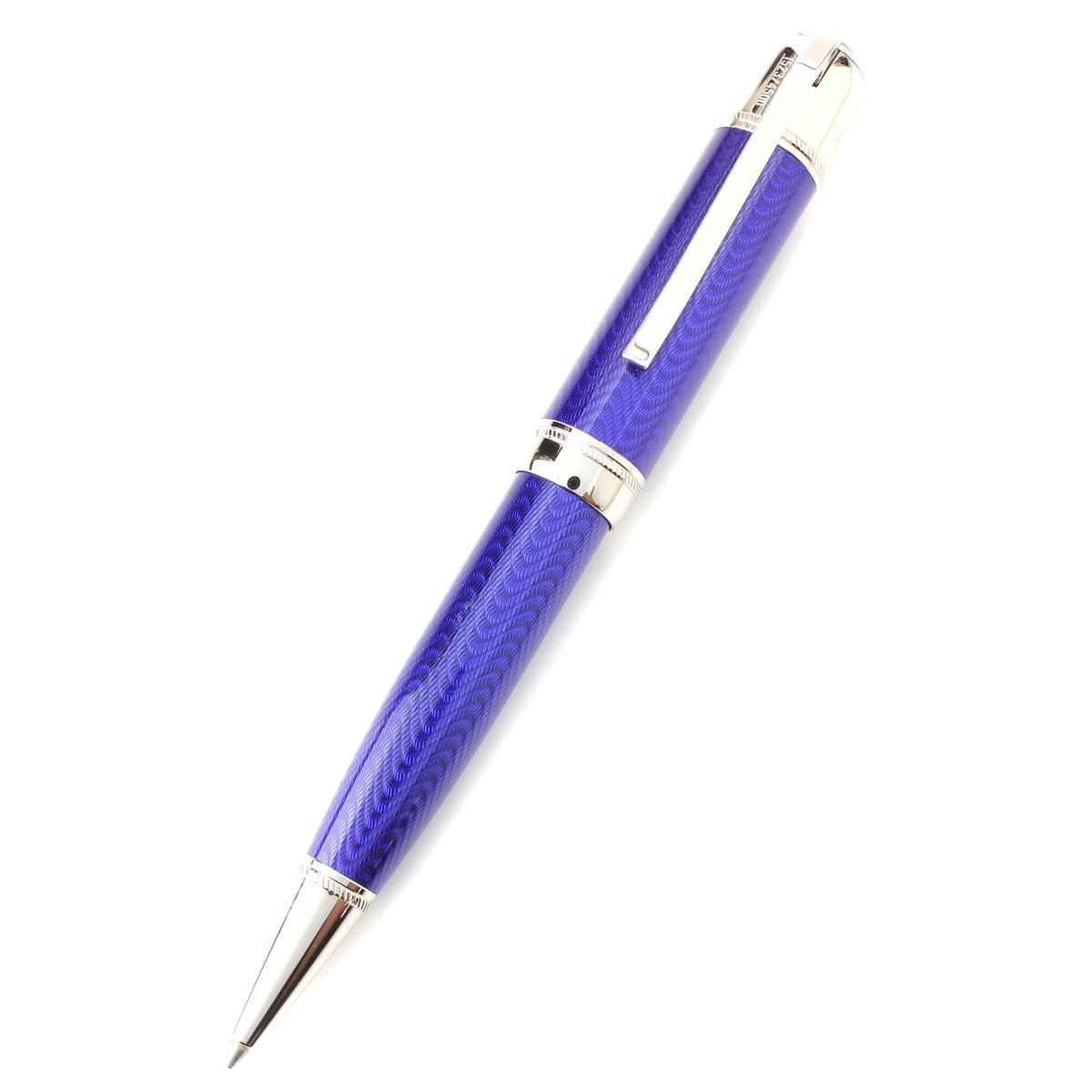 MONTBLANC Blue lacquer, Platinum plated Mechanical Pencil Writer Series Jules Verne pen Blue silver