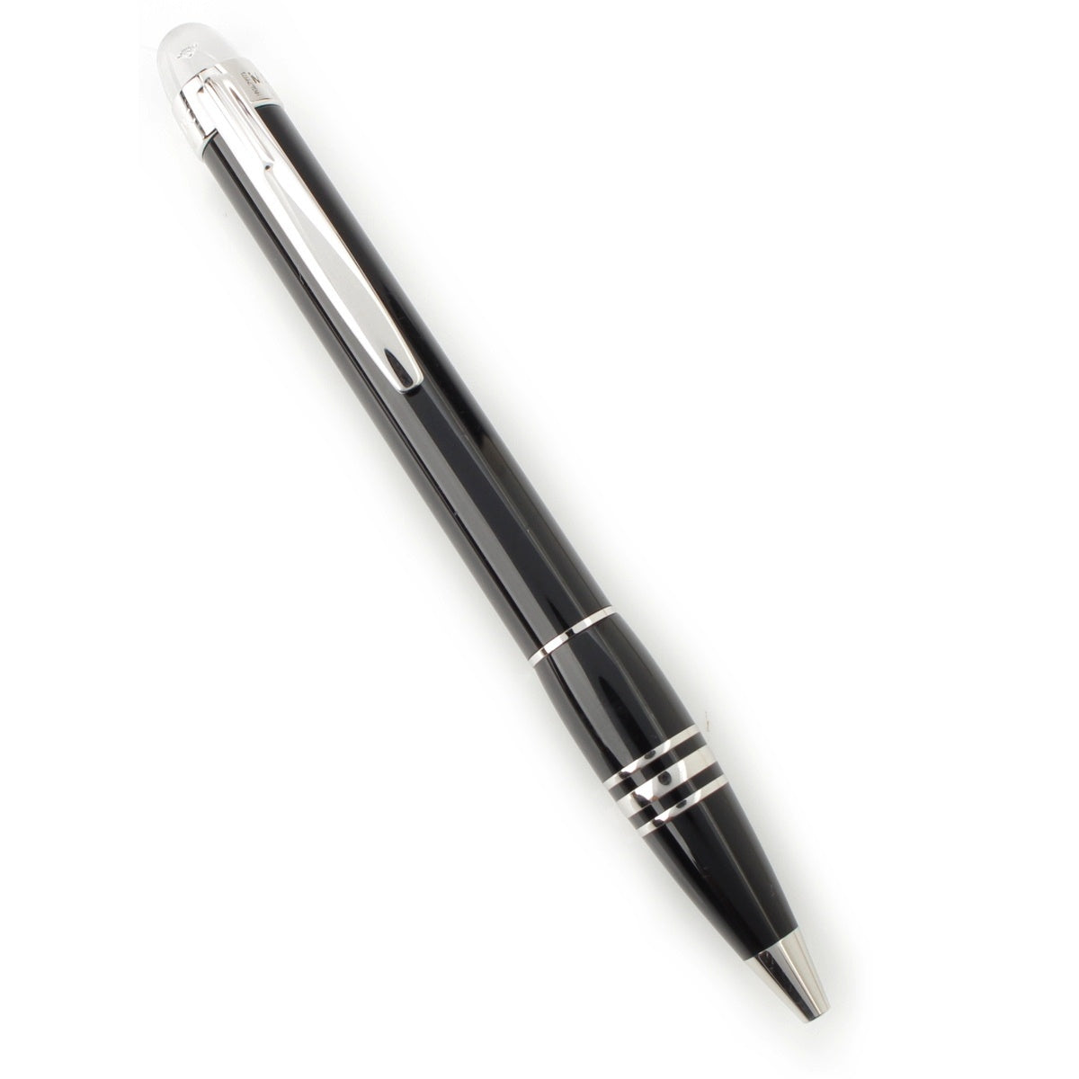 MONTBLANC Diamond Precious Resin Starwalker 100th Anniversary Special Edition Ballpoint pen black