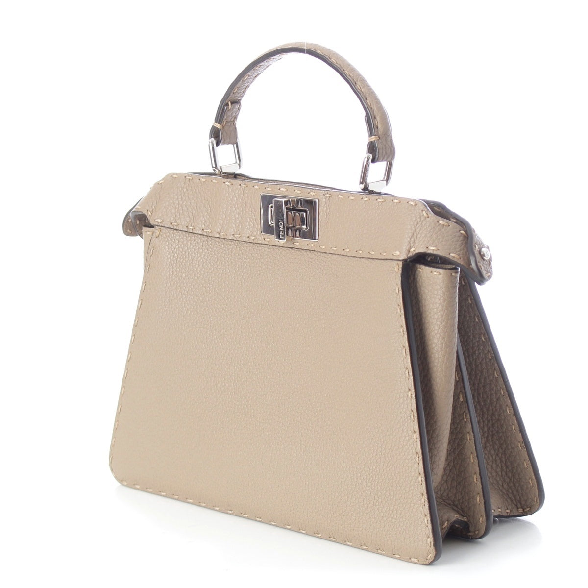 FENDI Selleria Peekaboo I See You Small leather 2WAY Shoulder Handbag 8BN327 Gurege