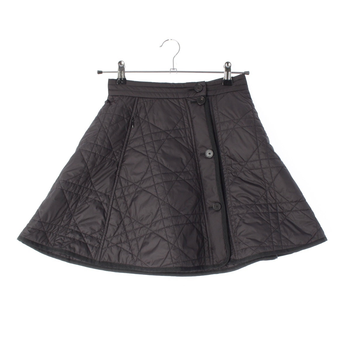 Christian Dior Micro Cannage Padding Mini skirt Bottoms 157J66A2827 black 34