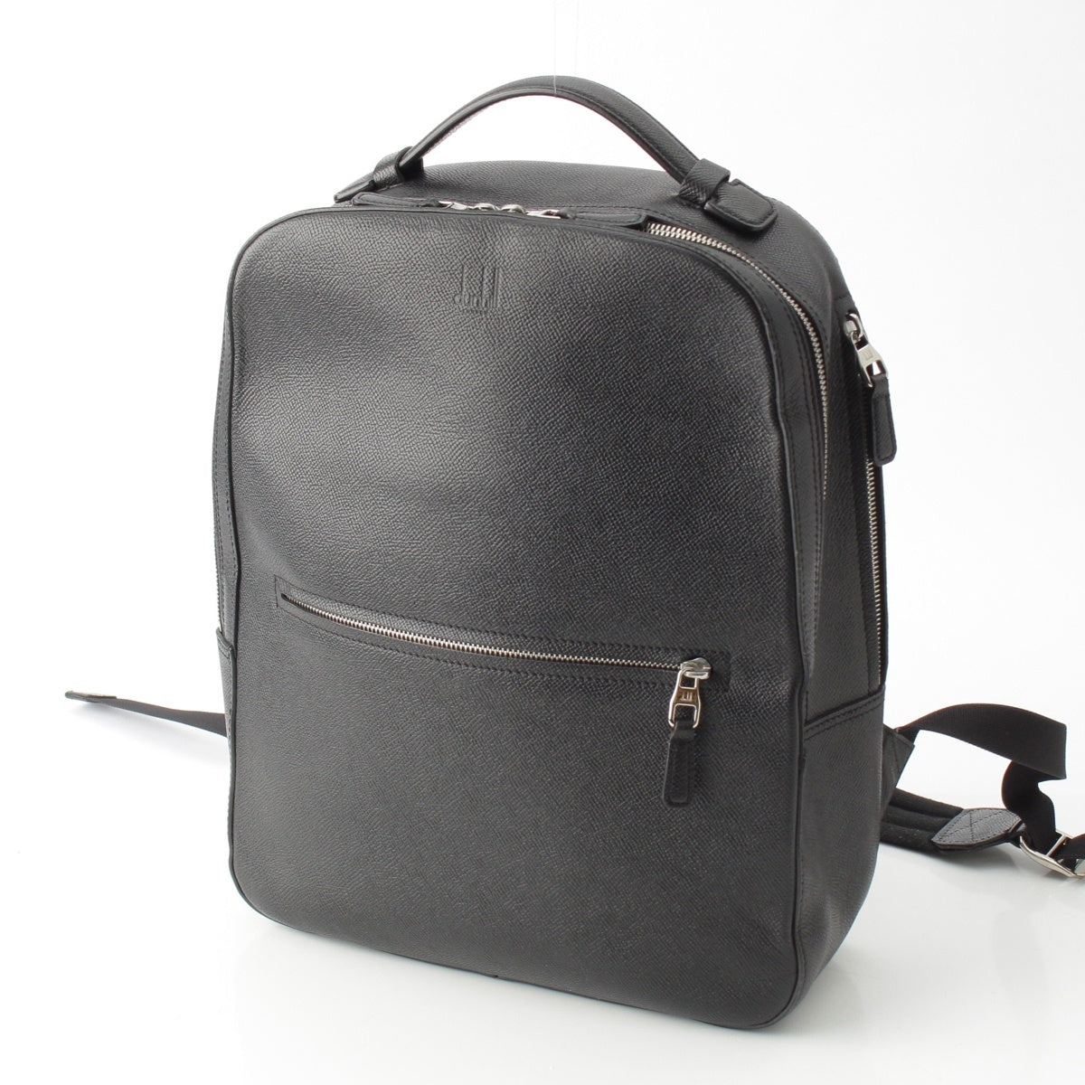 Dunhill leather Cadogan Backpack Backpack Daypack black
