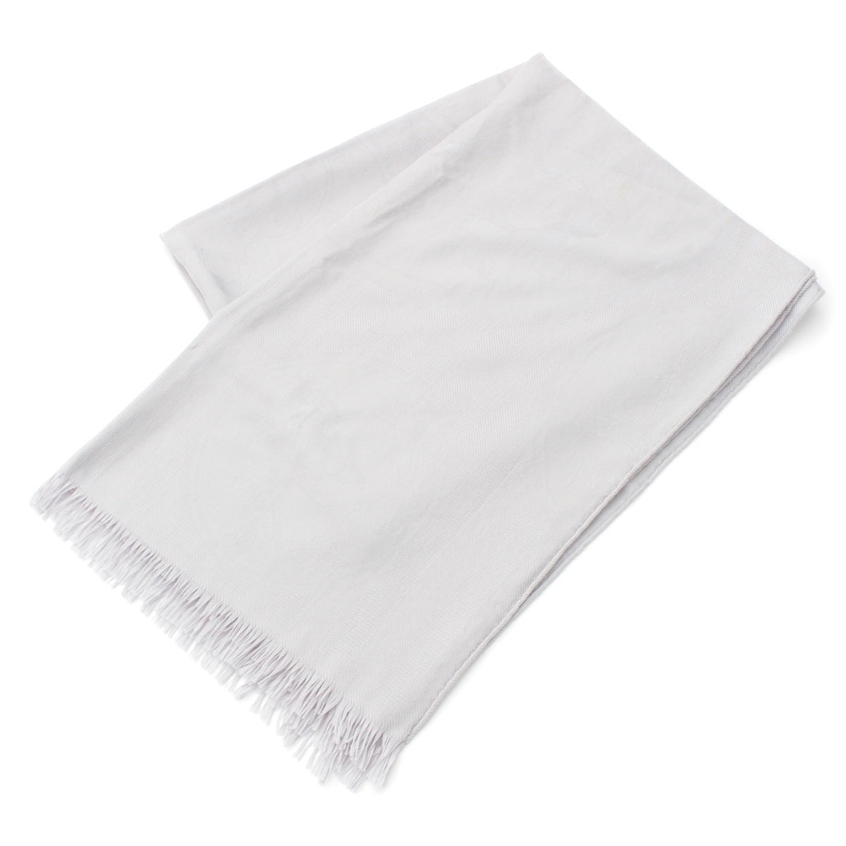 HERMES New Libris cashmere silk Stall gray