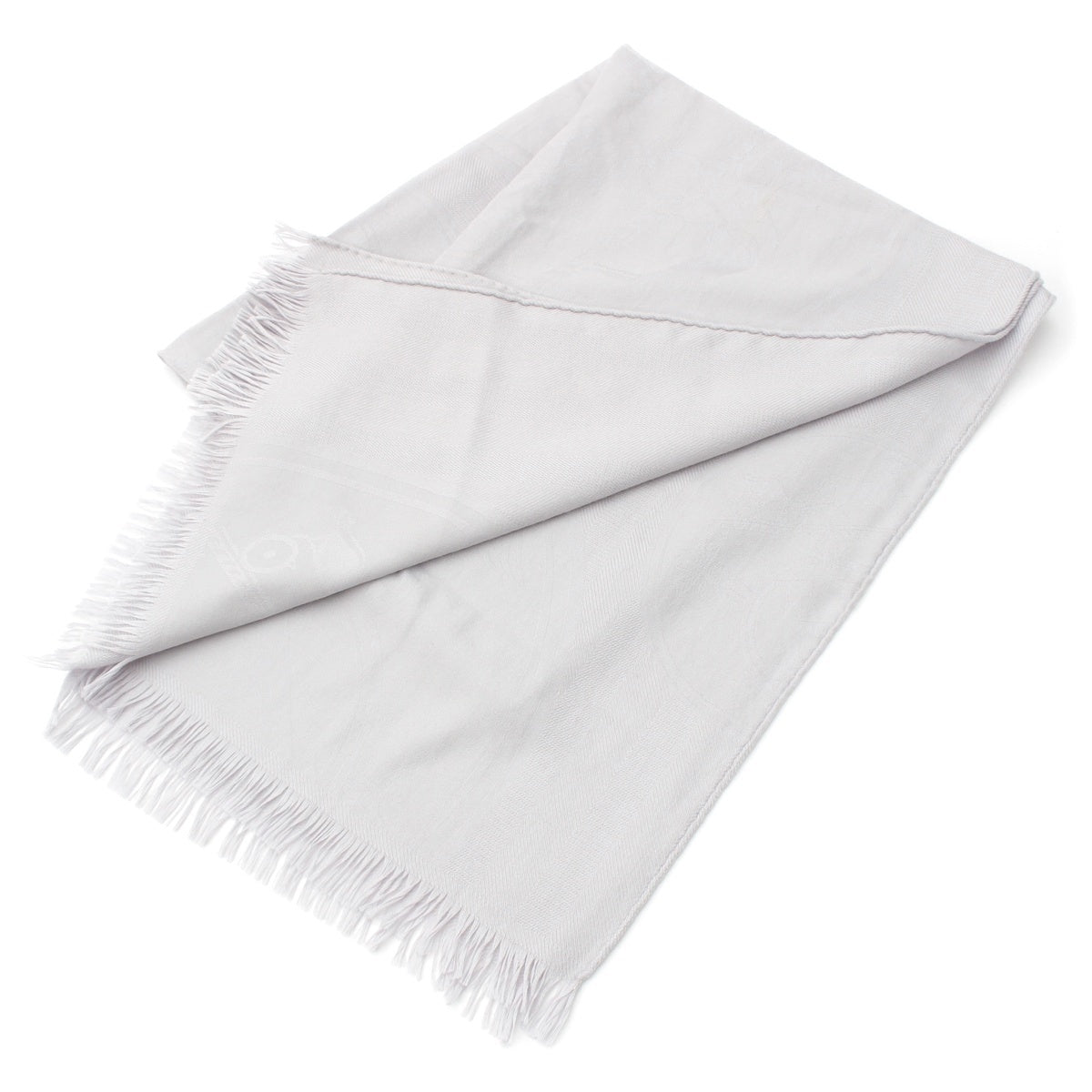 HERMES New Libris cashmere silk Stall gray