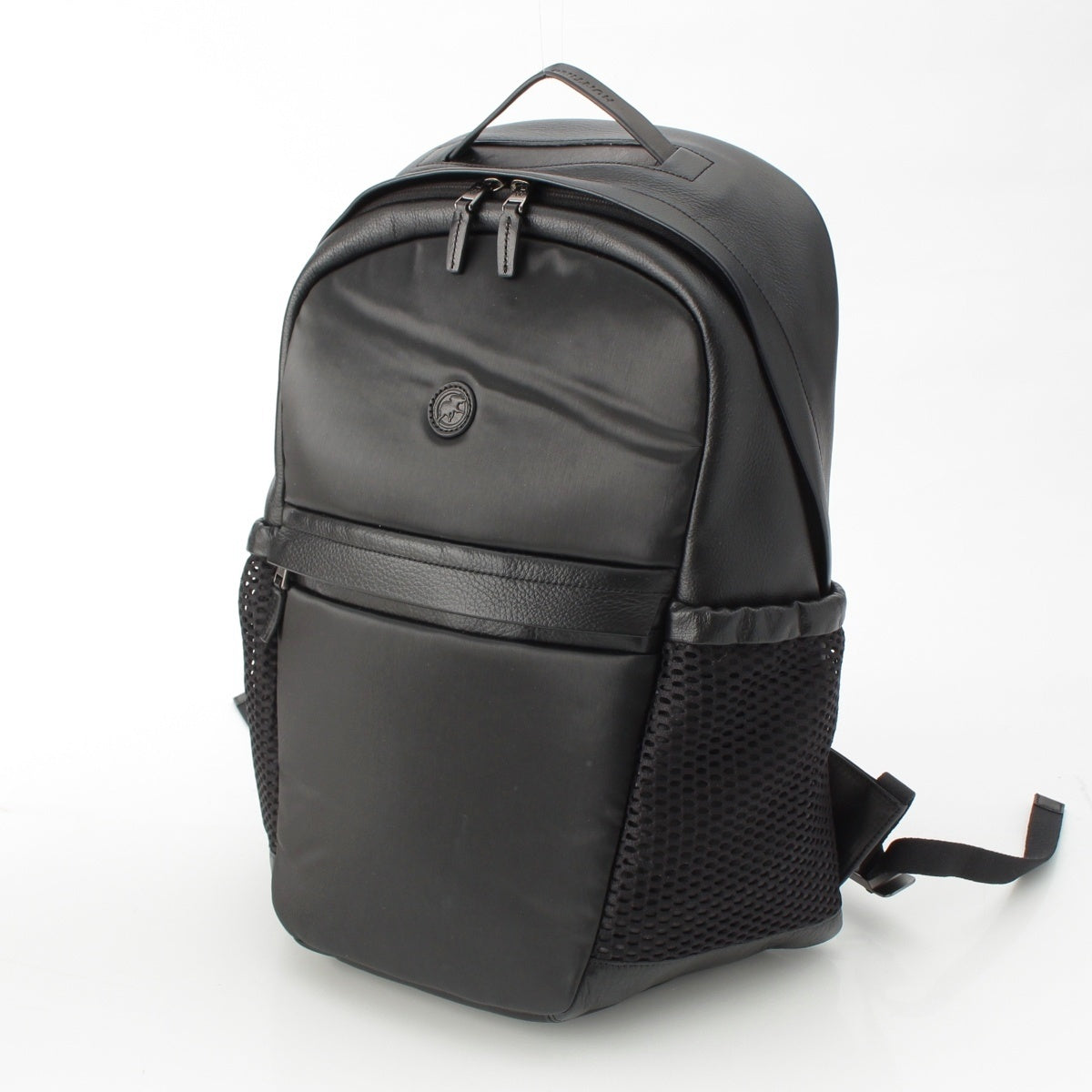 HUNTING WORLD leather Discover Series Backpack Daypack black
