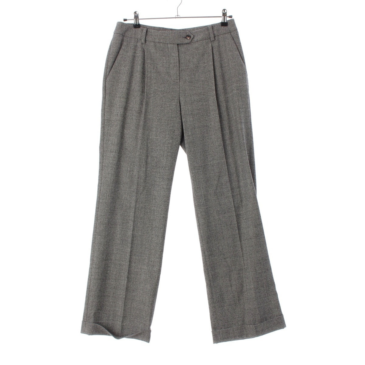 Christian Dior Virgin wool tack Pants Bottoms 8A21404C1111 gray 40