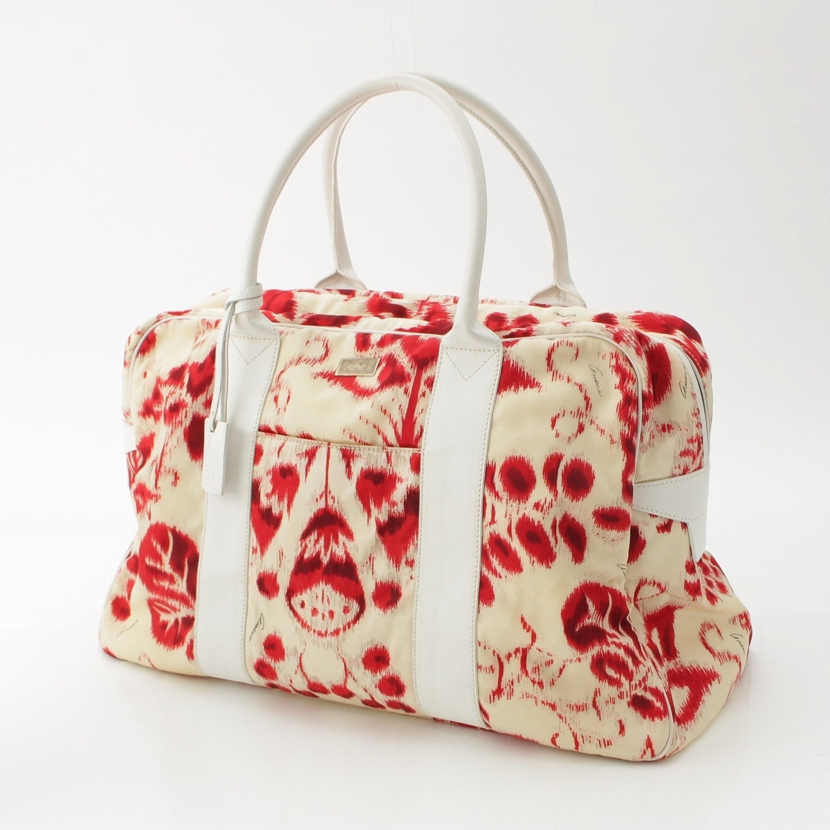 GUCCI flour Boston bag 012.9396 Red