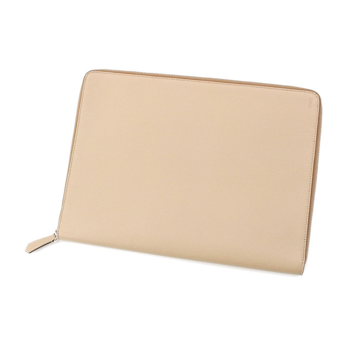 FENDI leather Clutch bag 7N0167 beige