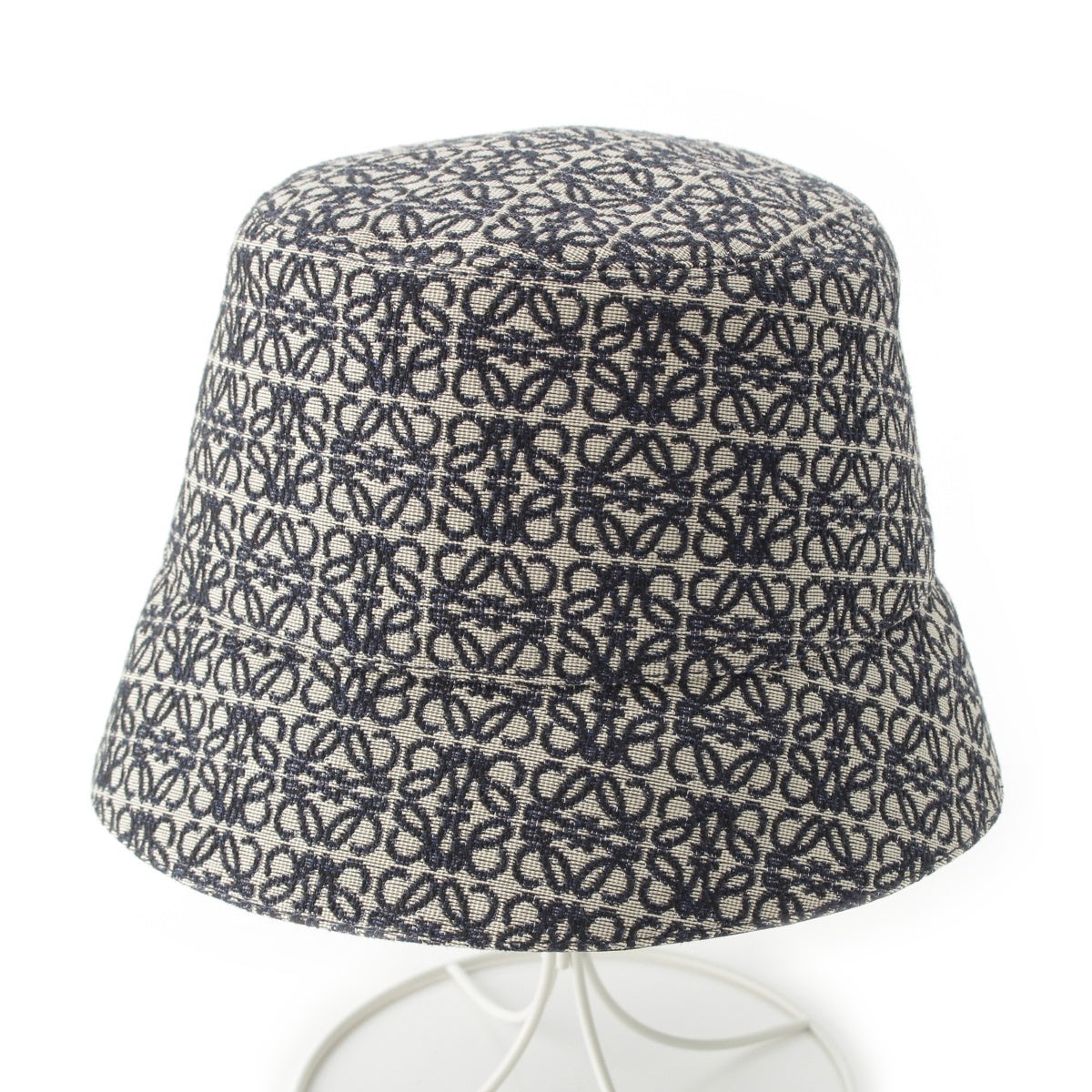 LOEWE cotton Reversible Anagram Bucket Hat hat 1723369 beige 58