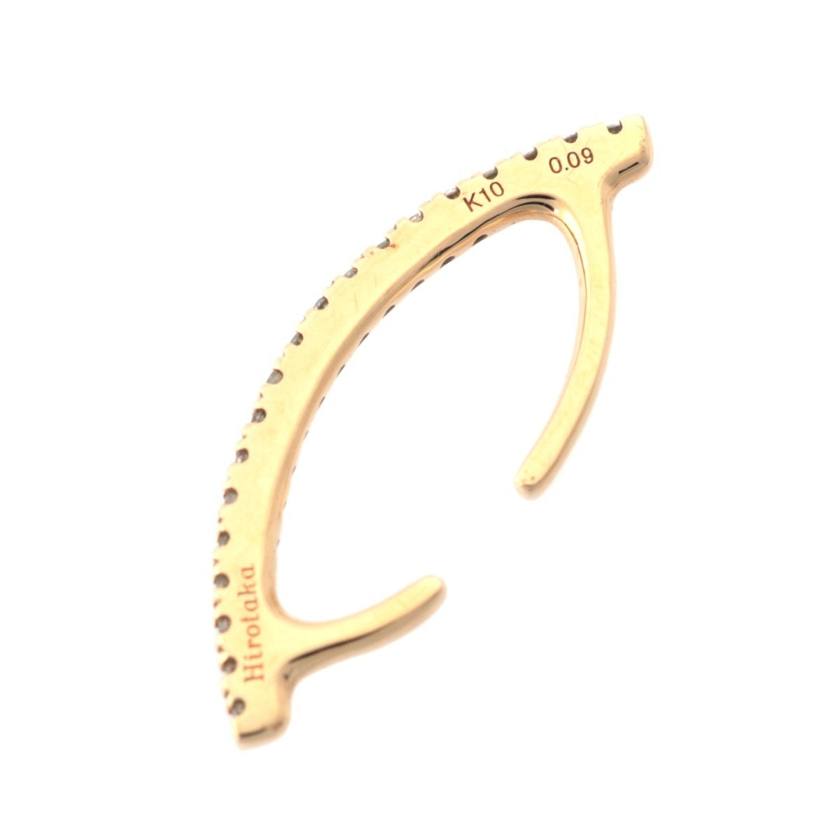 Hirotaka BOW Bow Ear cuff (old model) Accessories 0.09ct K10 BW01KDF gold 0.9g