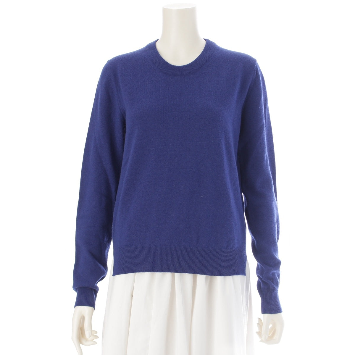 Maison Margiela Knitted elbow covers sweater tops Blue M