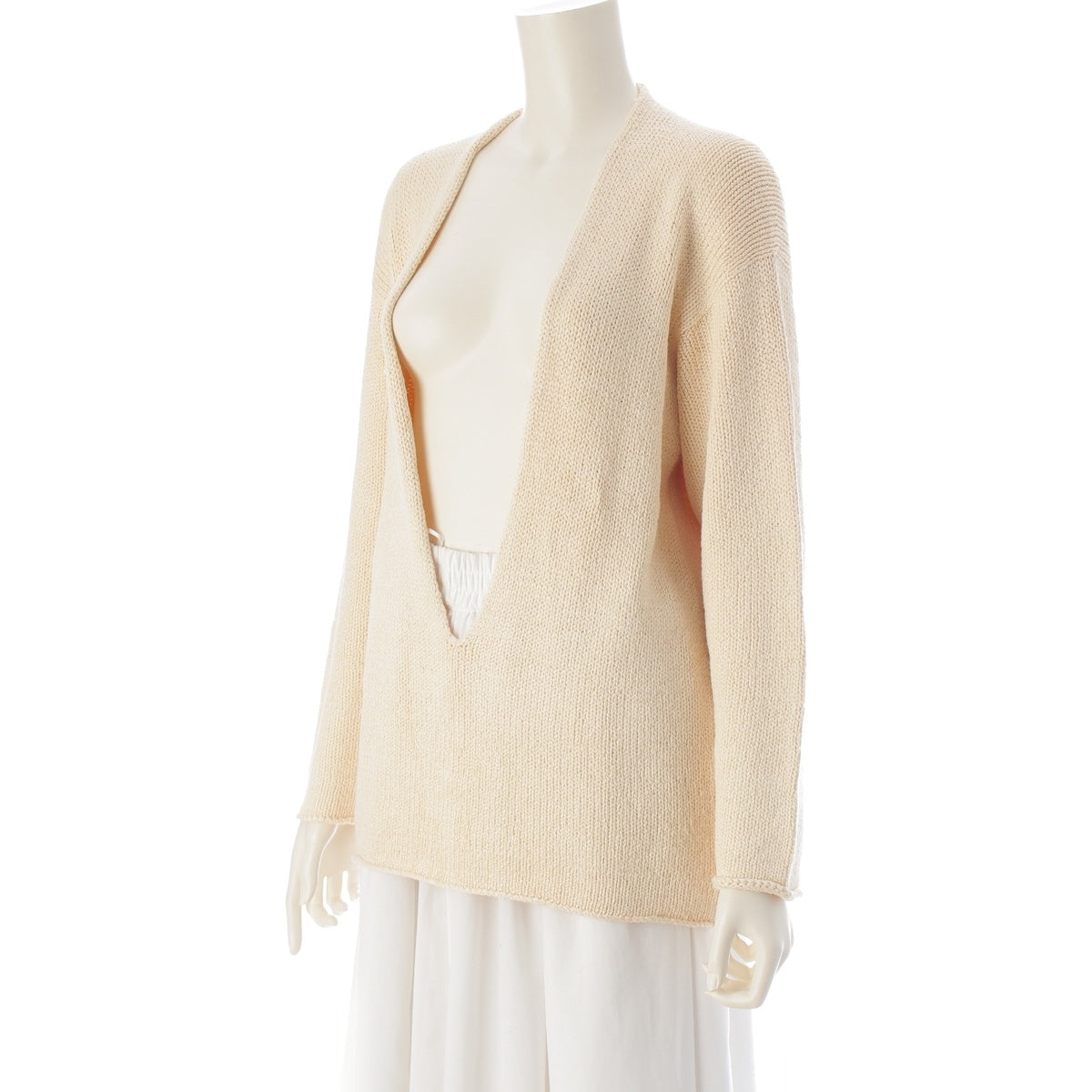 HERMES Valouse Tops knit Ivory