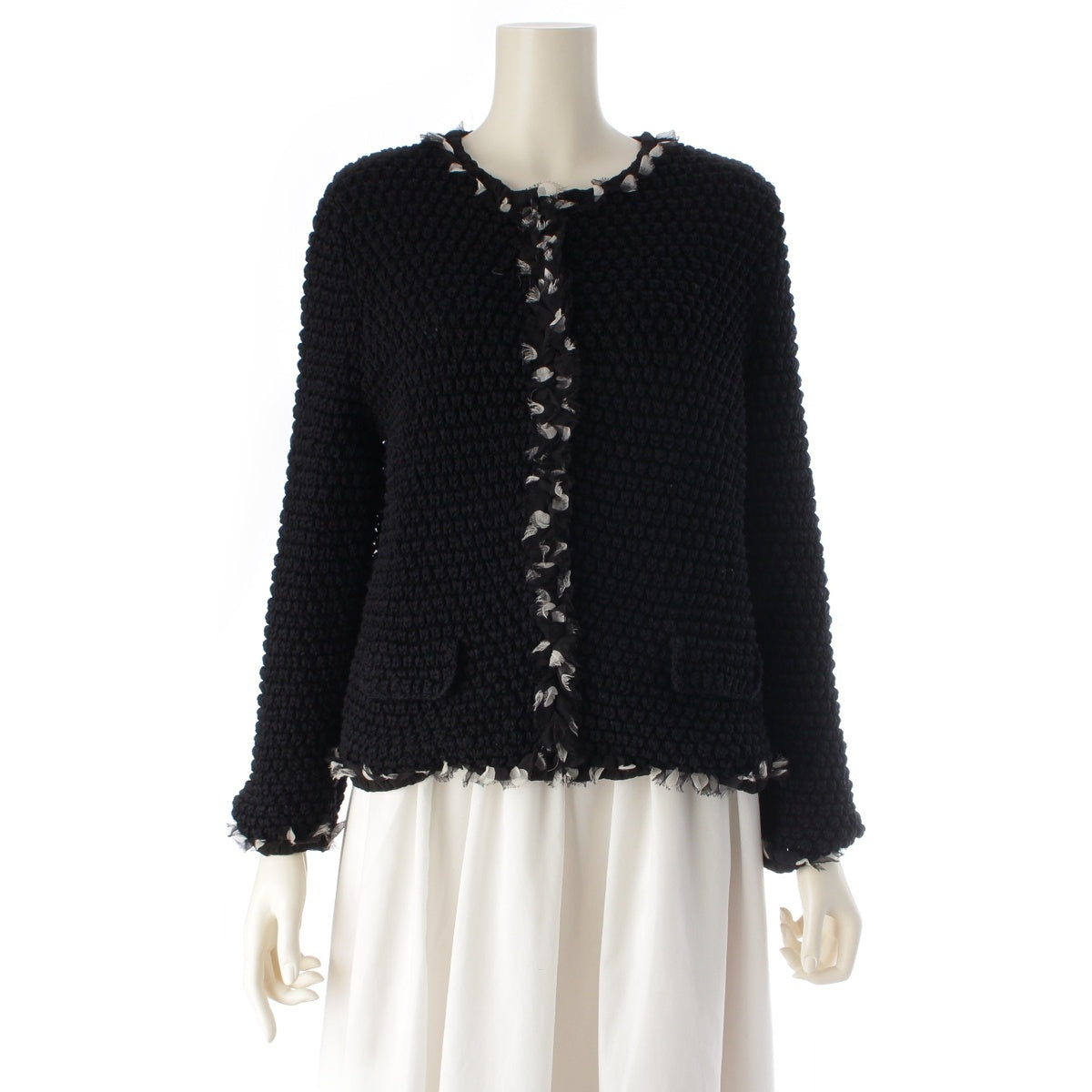 DOLCE&GABBANA special edition cotton Dots Frill No color jacket black 42
