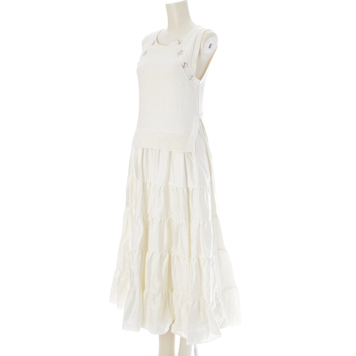 ADEAM Tabi Knit Dress one piece 43416 white XS