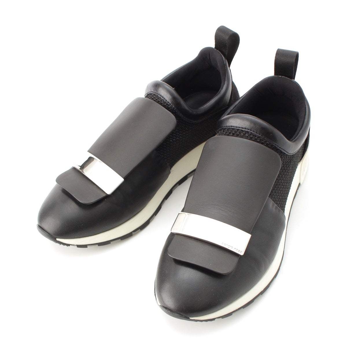 Sergio Rossi leather sr1 sneakers black 37
