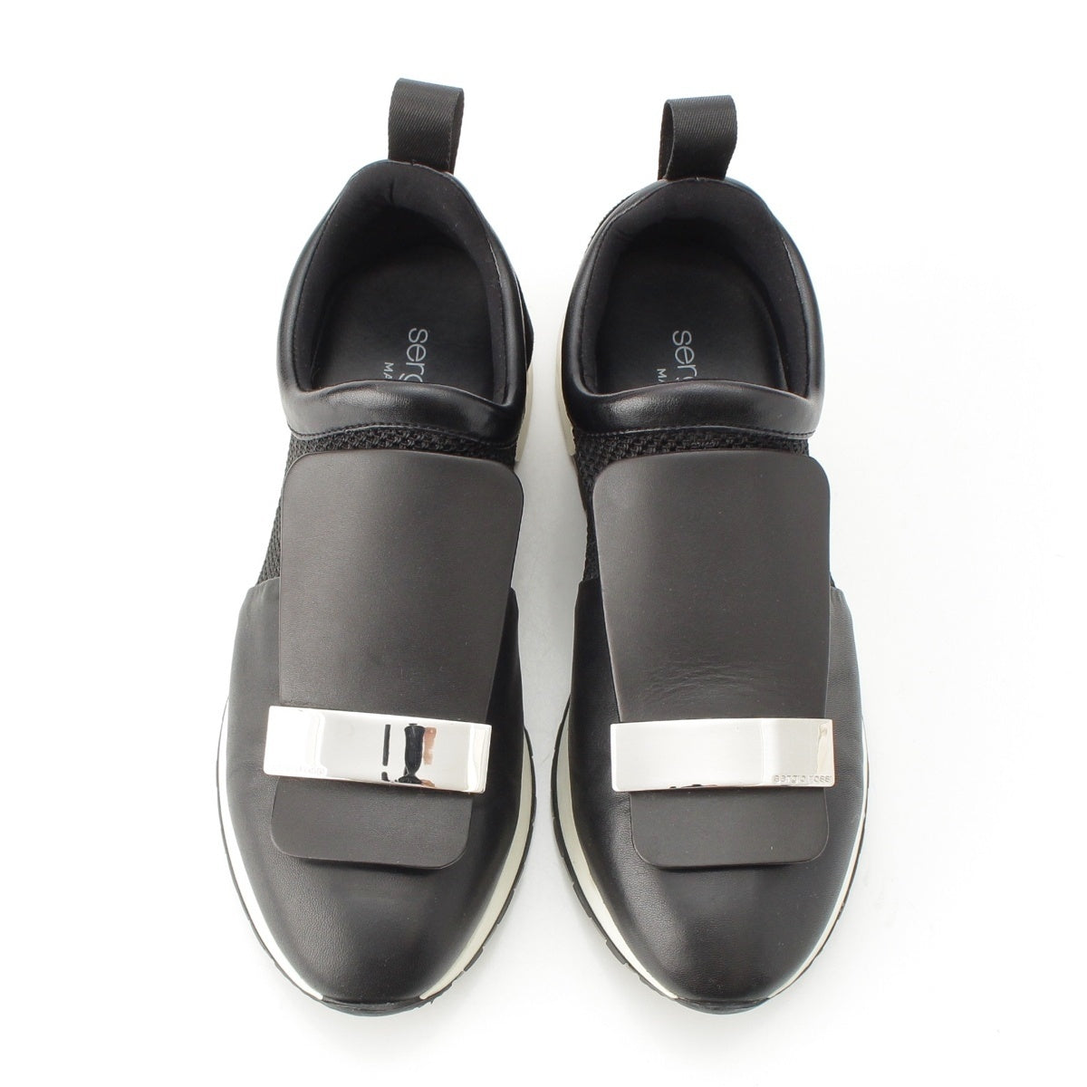 Sergio Rossi leather sr1 sneakers black 37