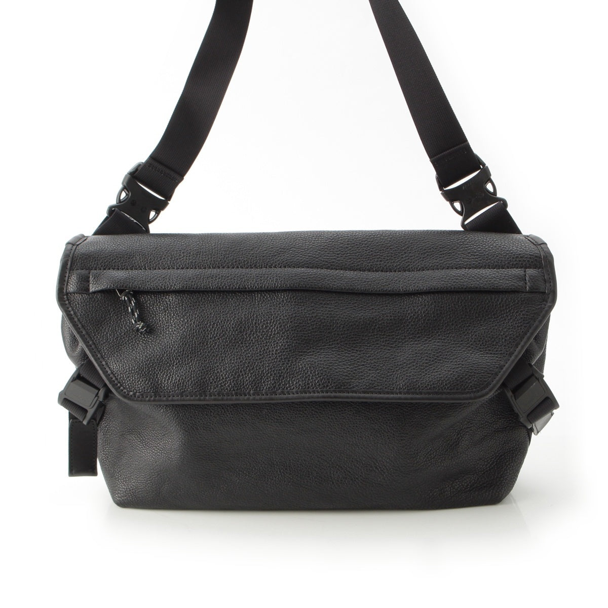 土屋鞄 Tornut Fine Grain Leather The Scenes Shoulder Messenger bag black