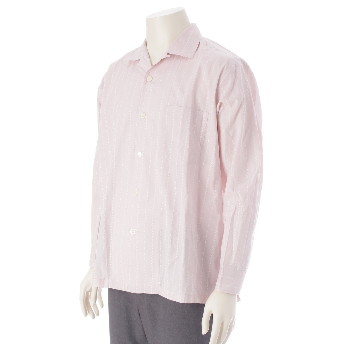 COMME des GARCONS HOMME Tanaka Homme Stripe Long sleeve shirt tops pink