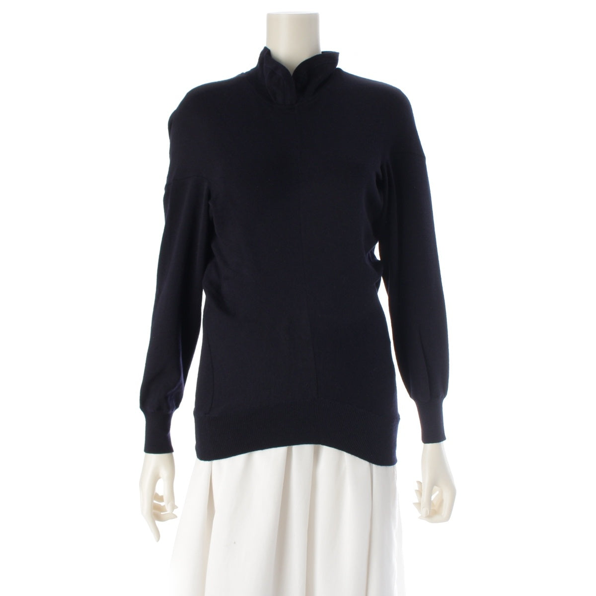 COMME des GARCONS wool Deformed Balloon knit tops GN-050120 Navy