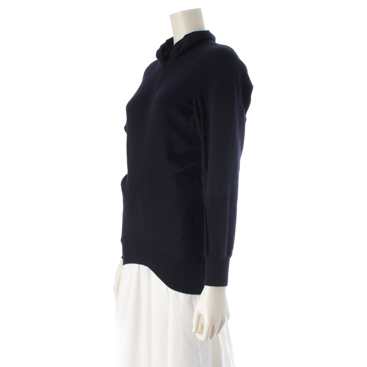 COMME des GARCONS wool Deformed Balloon knit tops GN-050120 Navy