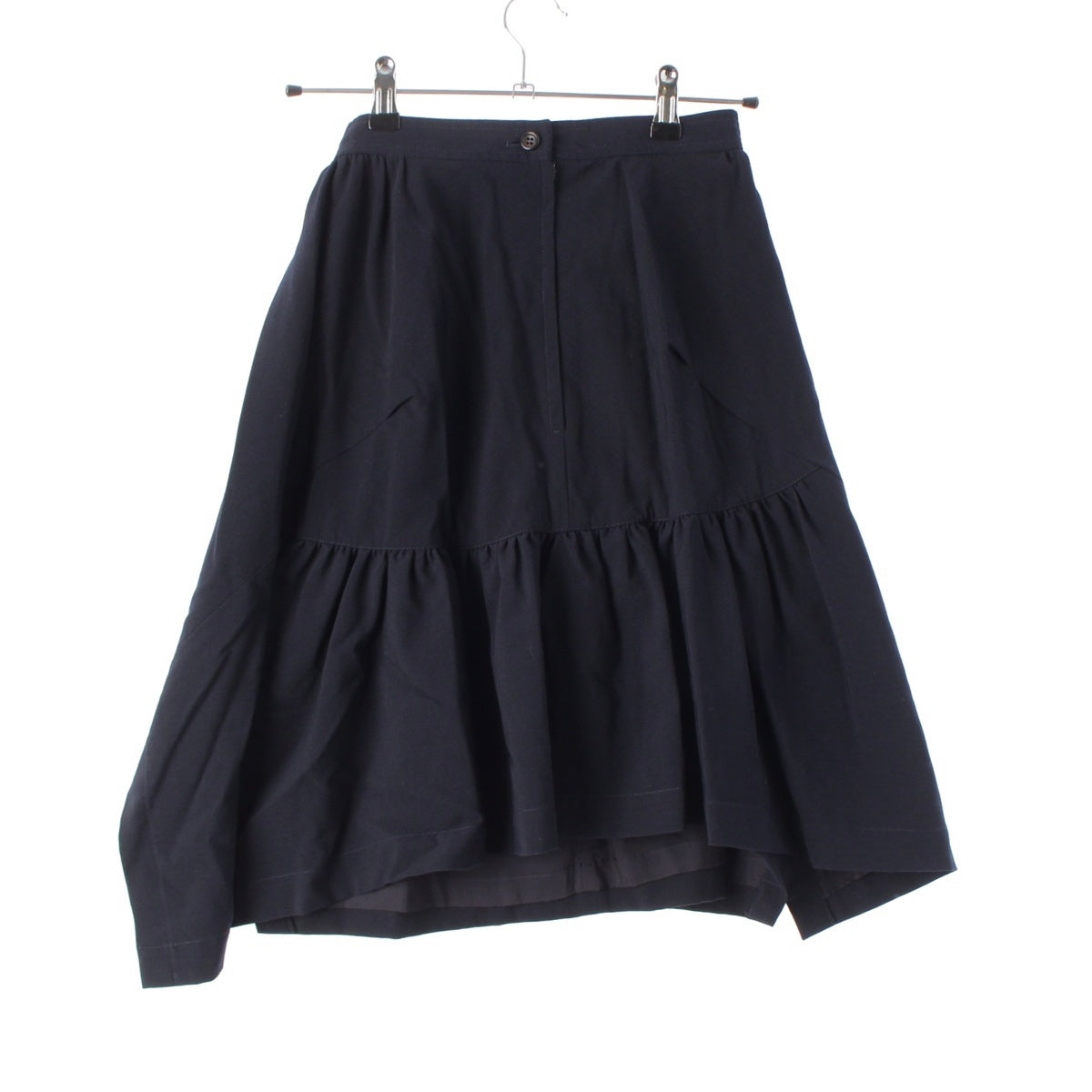 COMME des GARCONS Asymmetrical Flare Mini skirt Bottoms No AD notation GS-1108M Navy M