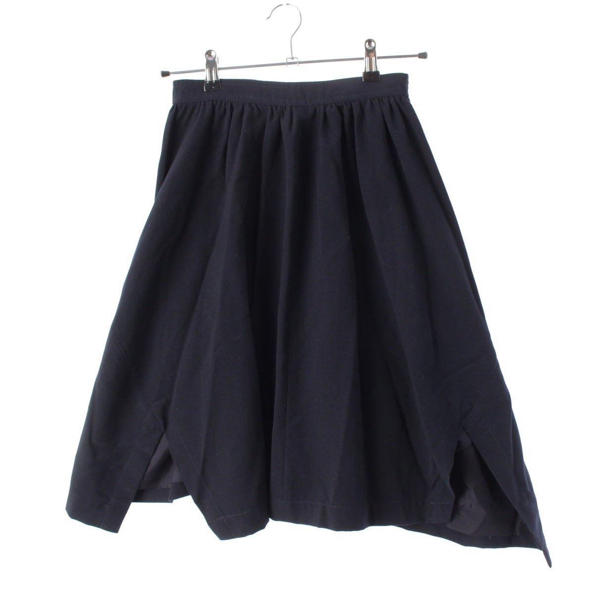COMME des GARCONS Asymmetrical Flare Mini skirt Bottoms No AD notation GS-1108M Navy M
