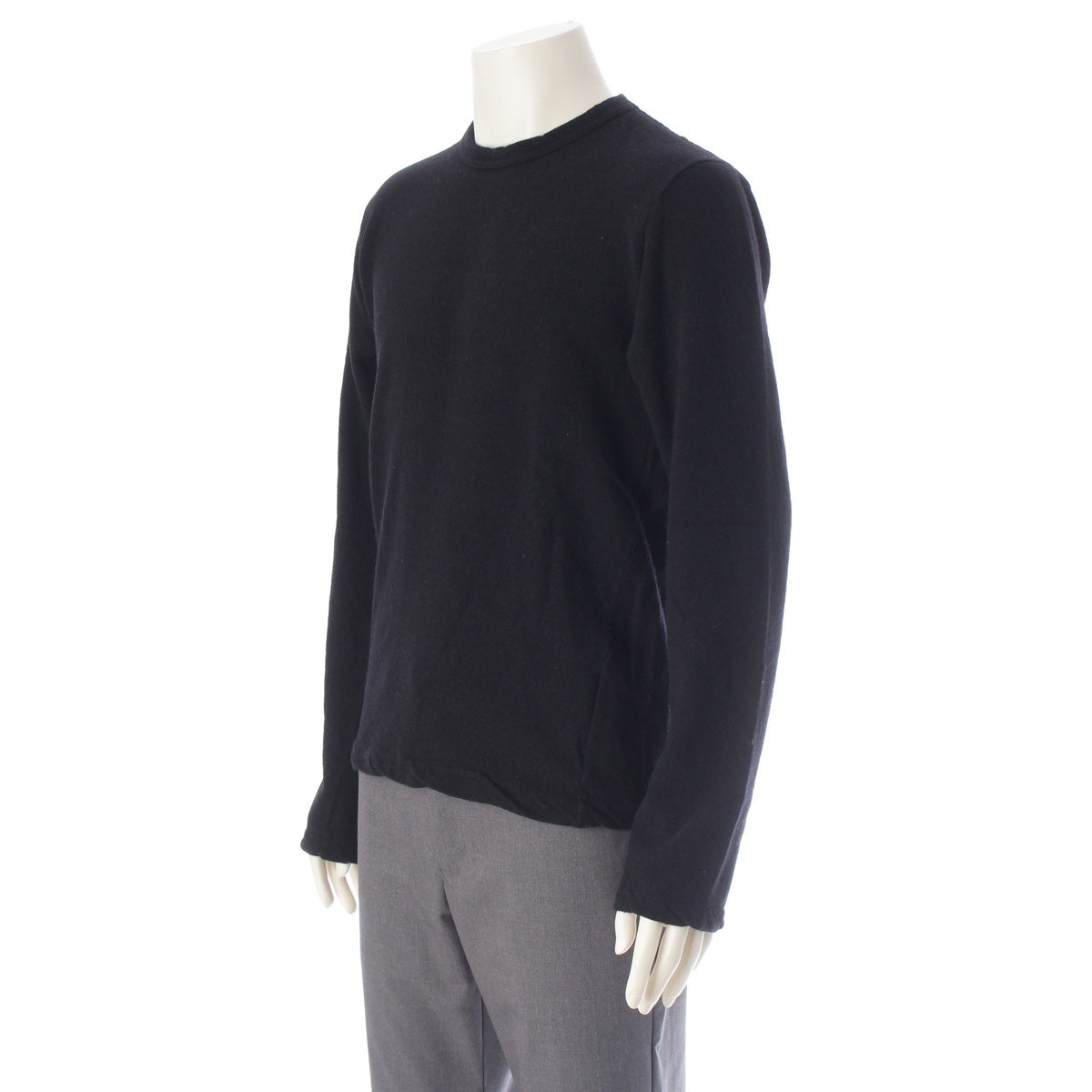 COMME des GARCONS HOMME PLUS wool Adult Delinquent Archive Crewneck tops PT-040320 black