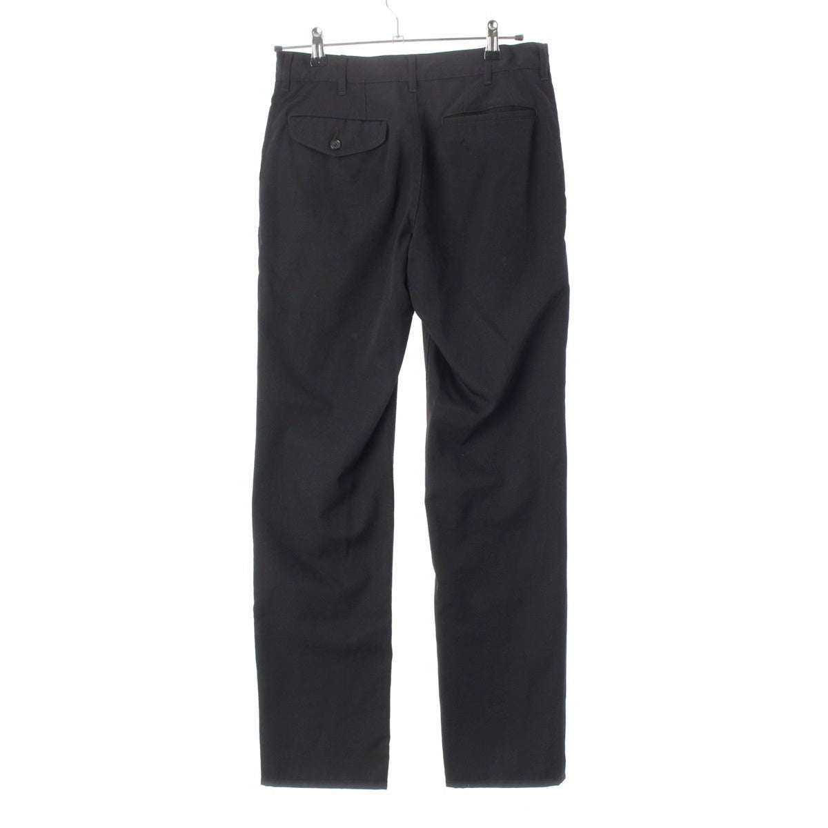 COMME des GARCONS HOMME PLUS EVER GREEN wool Slim straight slacks Pants Bottoms PS-P023 black Stainless Steel