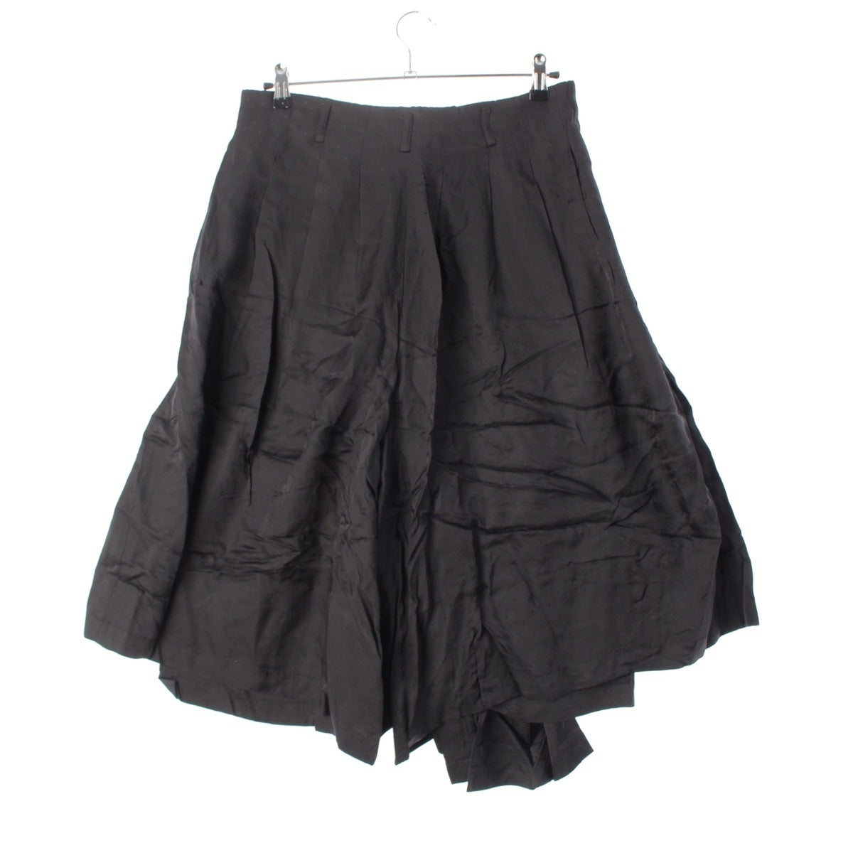 COMME des GARCONS HOMME PLUS Dot Layered Cropped Wide Pants shorts bottoms PD-A009 black XS