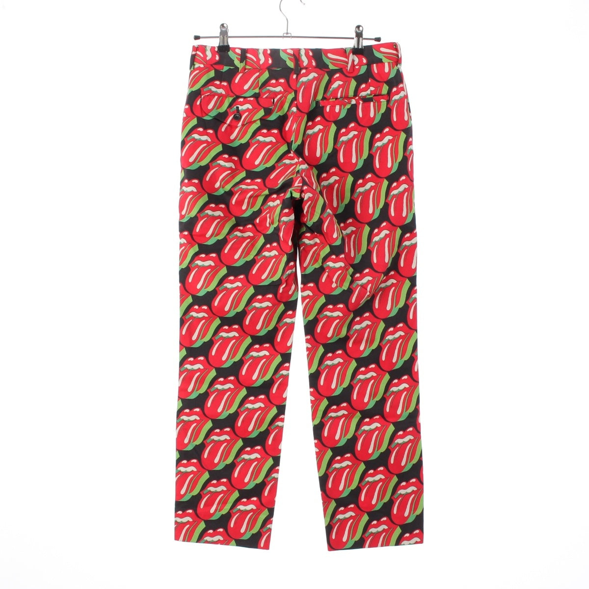 COMME des GARCONS HOMME PLUS Rolling Stones Lip & Tongue All-Over Print Pants Bottoms PQ-P035 multicolor Stainless Steel