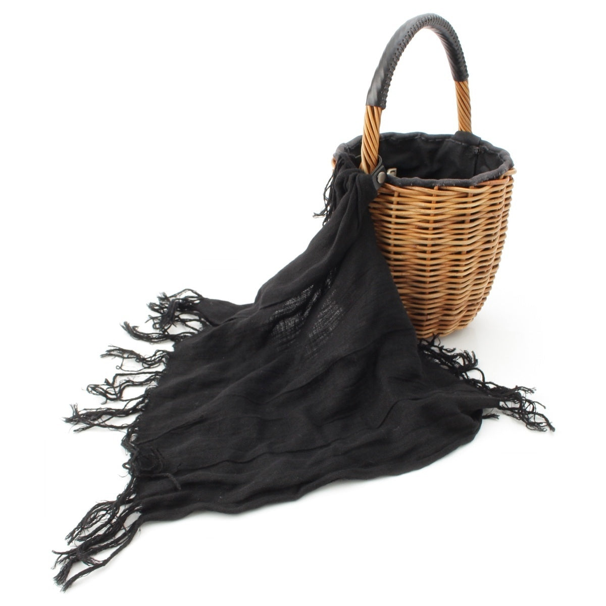 ebagos Bridle basket bag Handbag Brown