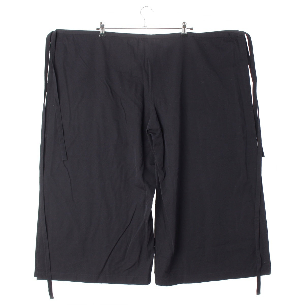robe de chambre COMME des GARCONS wool Planar deformation wrapping Pants RP-100010 black dark navy