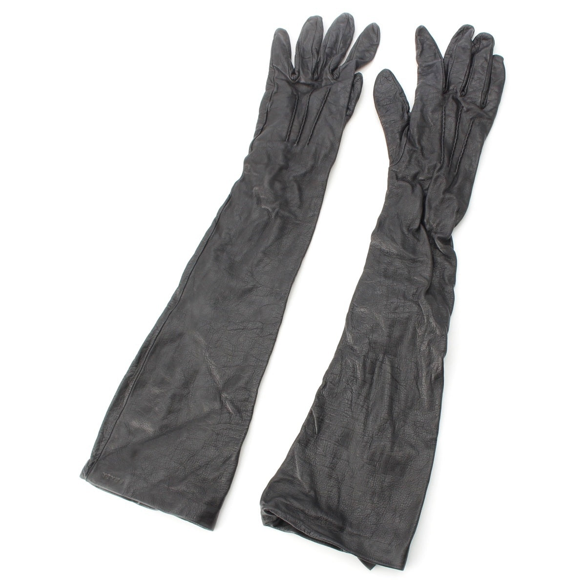 PRADA Nappa lamb leather Long gloves gloves black