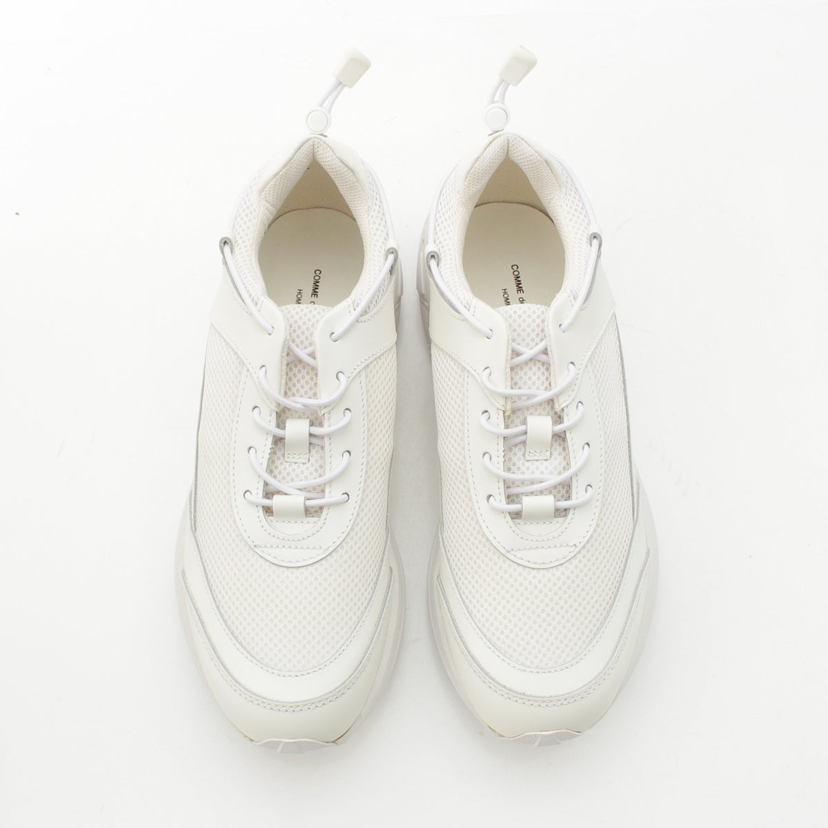 COMME des GARCONS HOMME PLUS Cross trainer low cut mesh sneakers PF-K101 white 8 10.2"