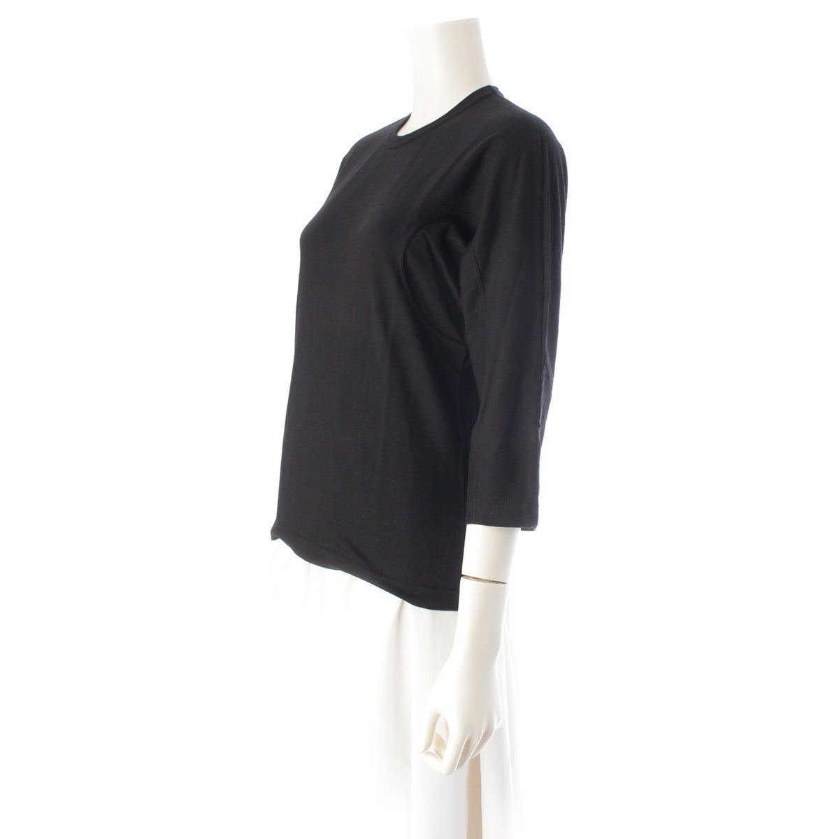 COMME des GARCONS cotton Flat design long sleeve Cut plane AD2015 black XS