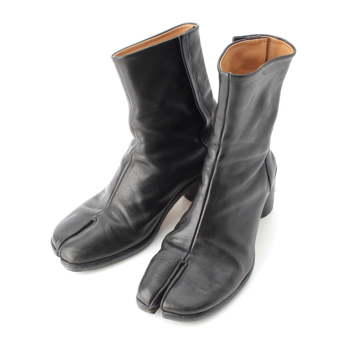Maison Margiela leather TABI Short boots black 41