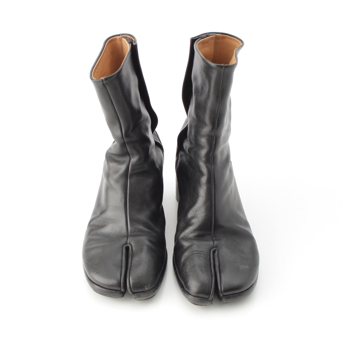 Maison Margiela leather TABI Short boots black 41