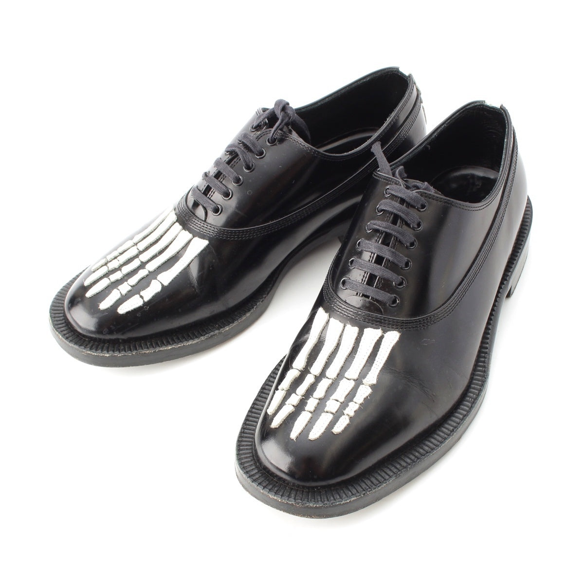 UNDERCOVER leather Anatomical Couture Era Bone Stitch Dress shoes L6F02 black M