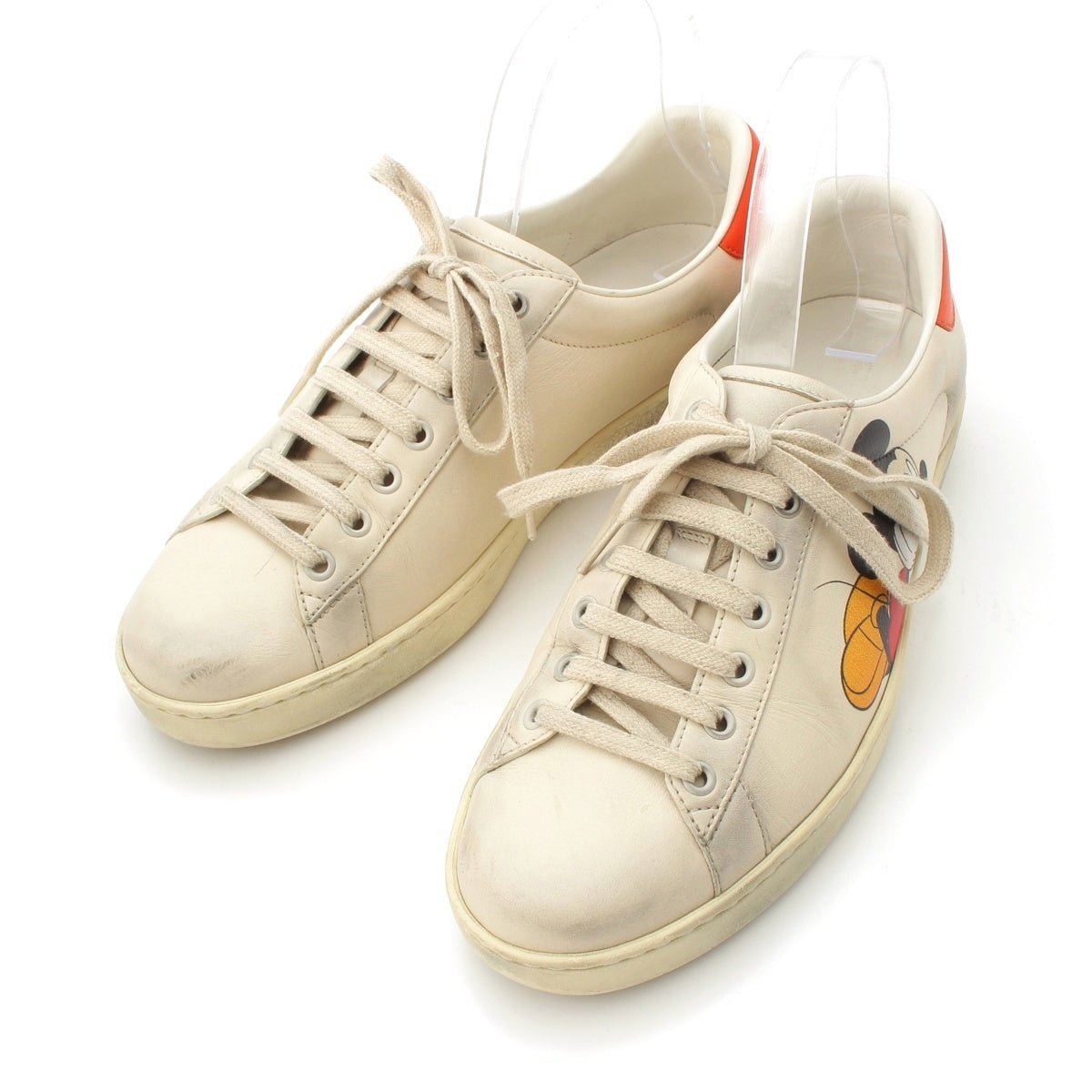 GUCCI Disney Ace Low Cut sneakers shoes 603697 white 8